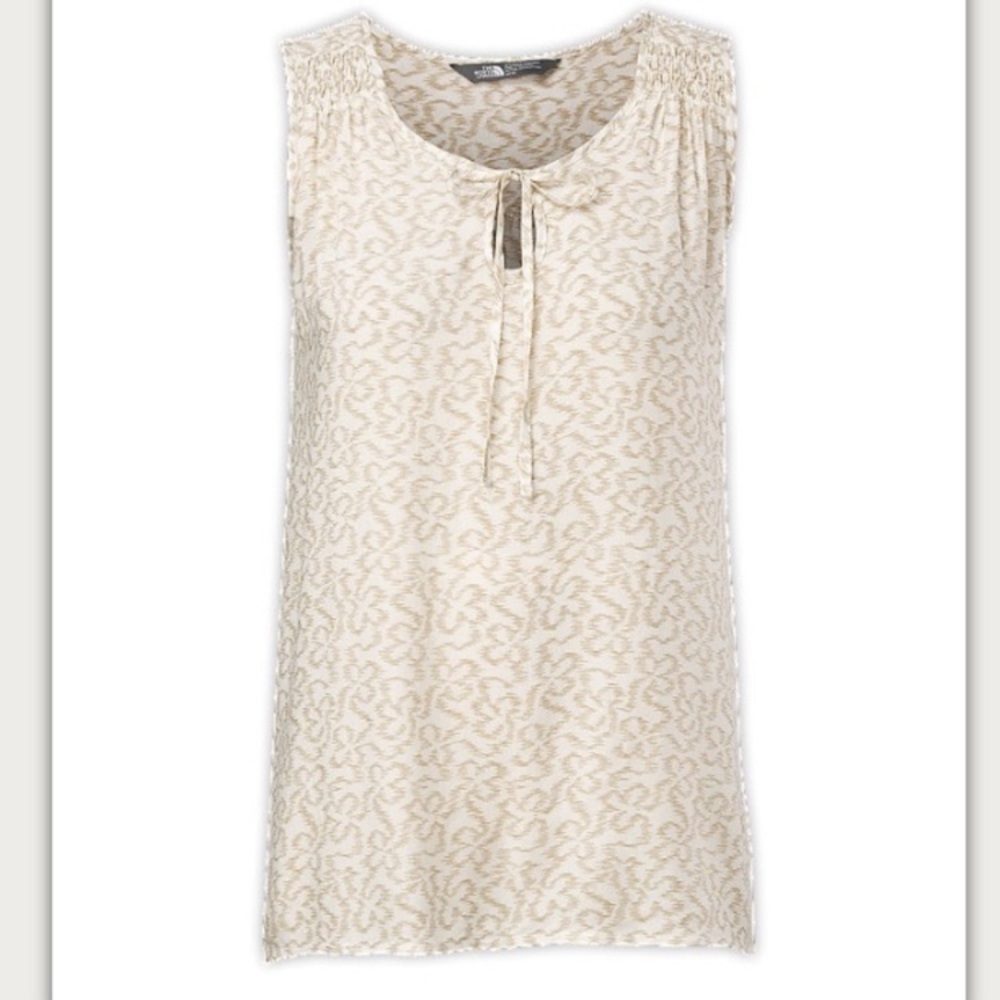 The North Face Tassel Tie Annabella Sleeveless Top Blouse Tank Women’s Sz Small - Picture 1 of 8